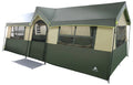 12 Person 3-Room Cabin Tent, Green R44492