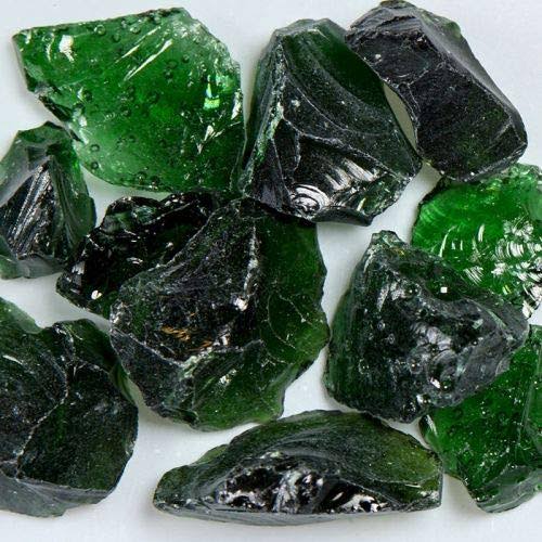 Dark Green Terrazzo Glass - 10 lbs U793