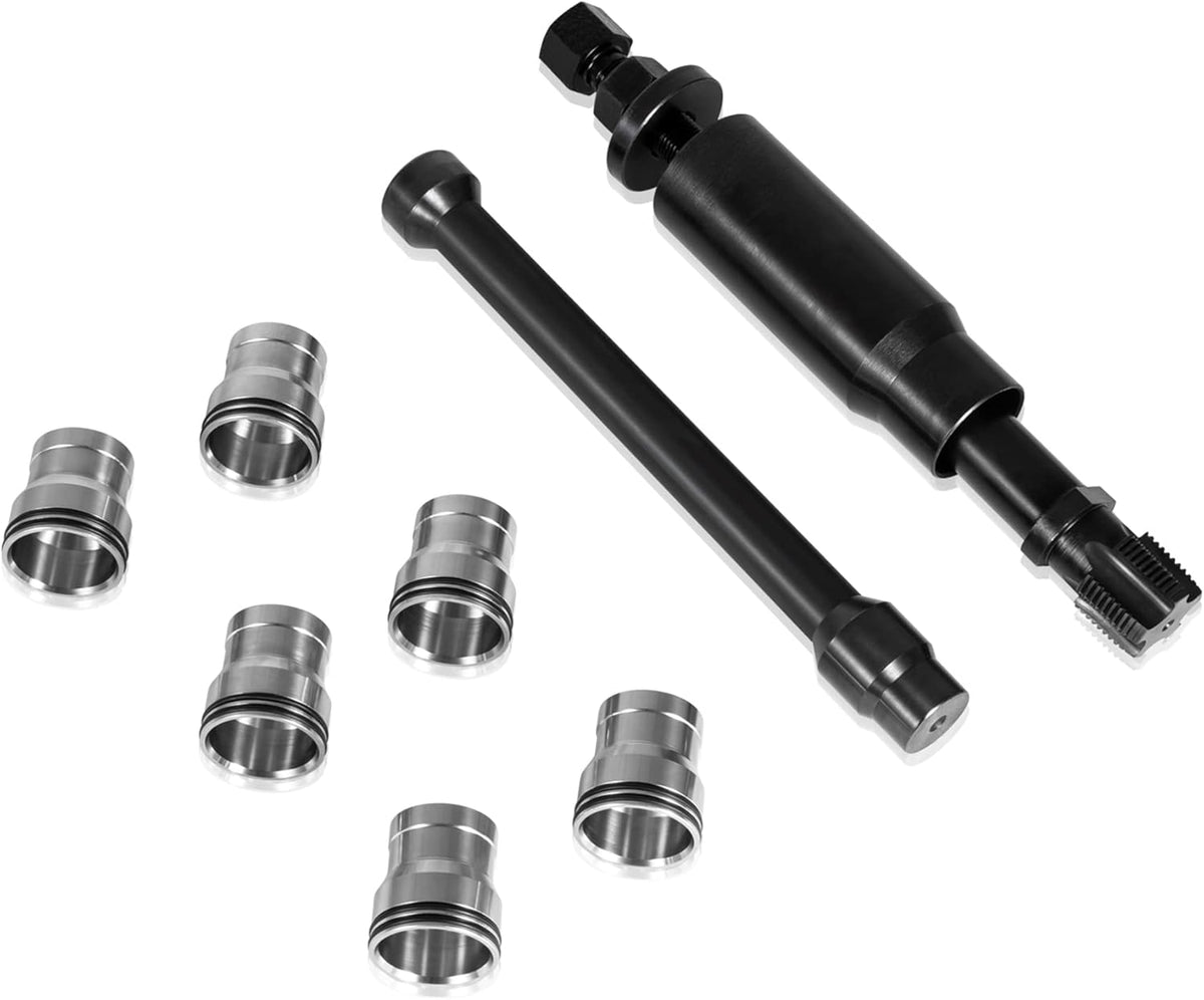 Injector Sleeve Cup Removal Installation Tool with Parts Kit for CAT 3126 C7 C9 HUEI Injectors S63068