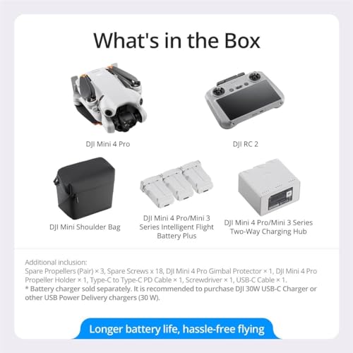 Folding Mini-Drone with 4K HDR Video Camera, Under 249 g, 34 Mins Flight Time E2852