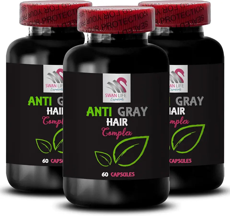 Anti Gray Hair Pills 180 Capsules X260758