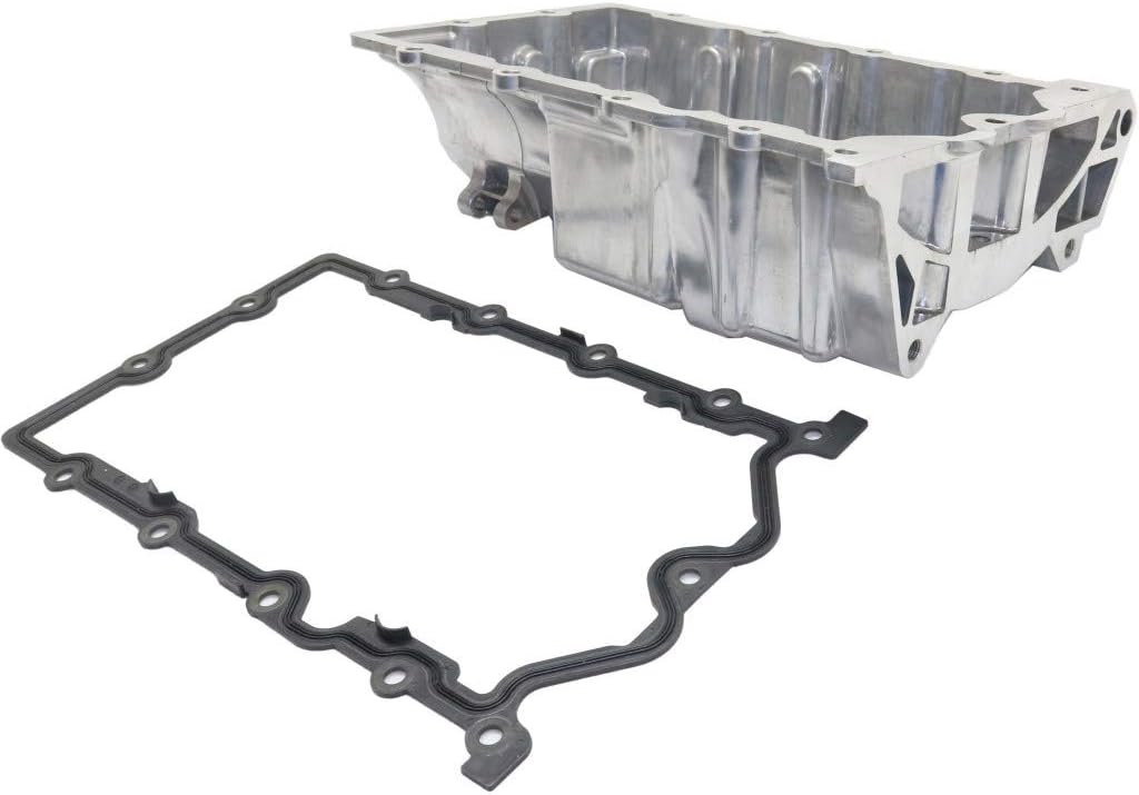 Aluminum Oil Pan with Gasket and Drain Plug N82548