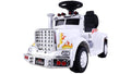 White Ride On Battery Toy Car C498