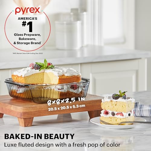 Smoke Glass Baking Dish with Lid K6132