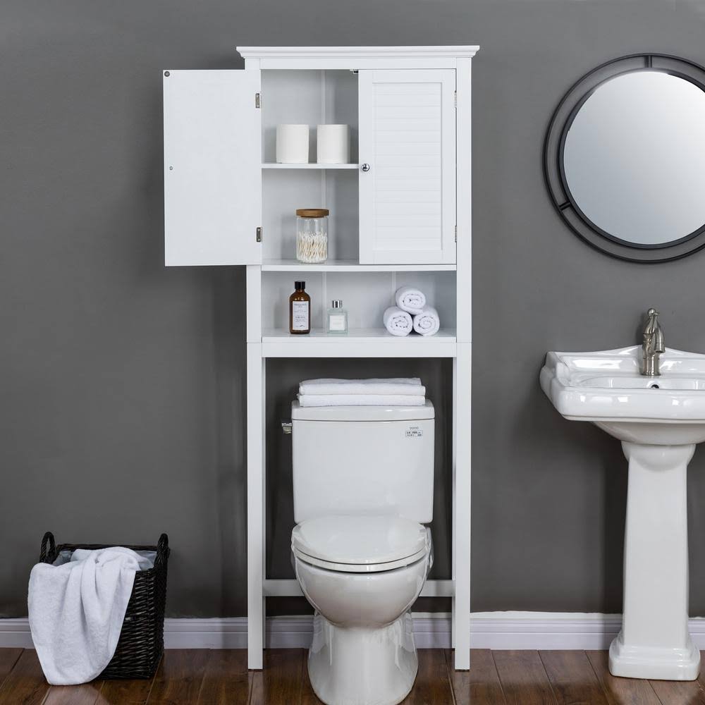 White Bathroom Cabinet X203
