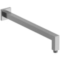 16x22 Wall Mount Shower Arm with Square Escutcheon Brushed Chrome R717284