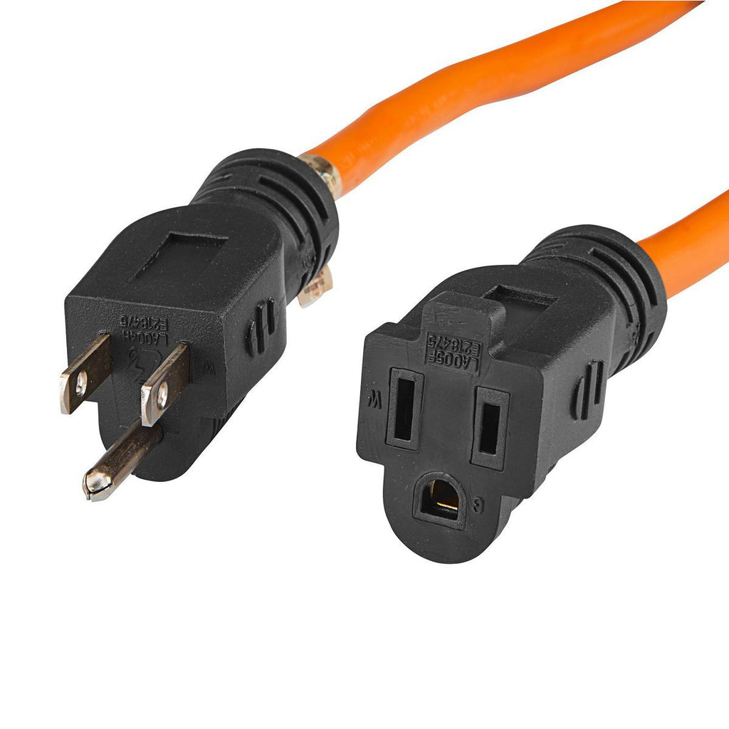 50 ft. 12/3 Gauge Outdoor Extension Cord, Orange N284364