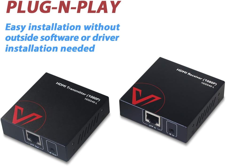 HDMI Extender Over Cat5e/6a/7 with IR Remote Control J230181
