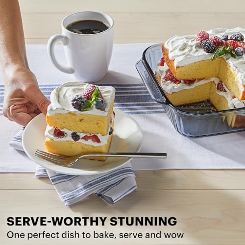 Smoke Glass Baking Dish with Lid K6132