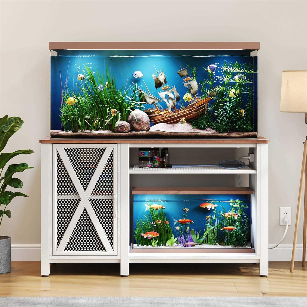 55-75 Gallon Aquarium Stand with Storage Cabinet I2783