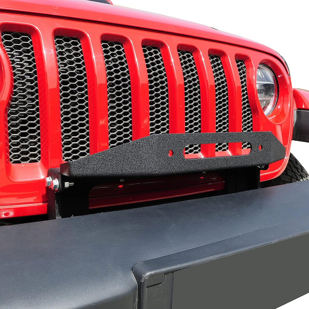 Winch Mounting Plate for Factory Front Bumper for Wrangler JL L310