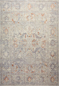 Oatmeal Lavender 6'3 x 9' Rug Q748