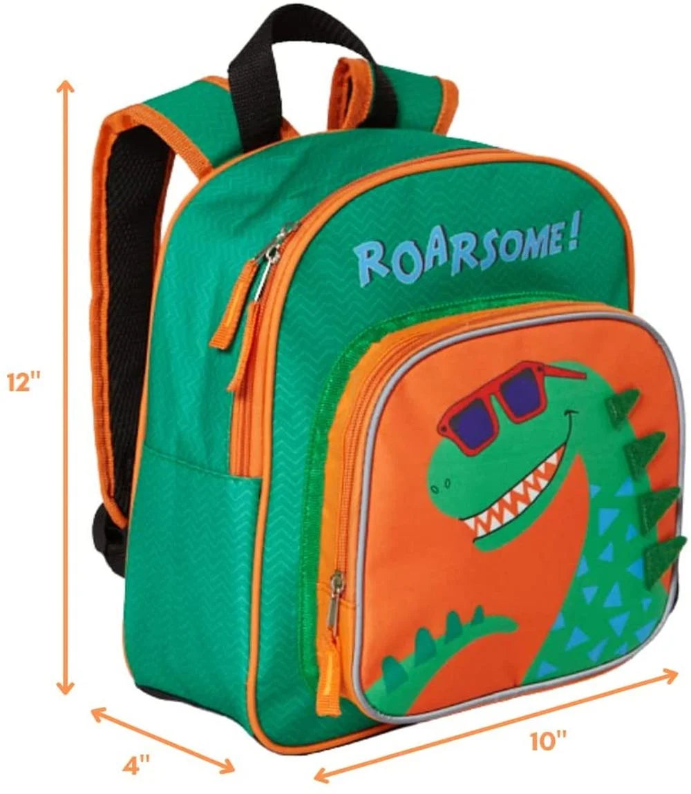 Dinosaur Toddler Mini Backpack with Water Bottle 2 Piece Set I1478