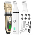Dog Clippers and Paw Trimmer Kit 2 in 1 Low Noise Cordless W55795