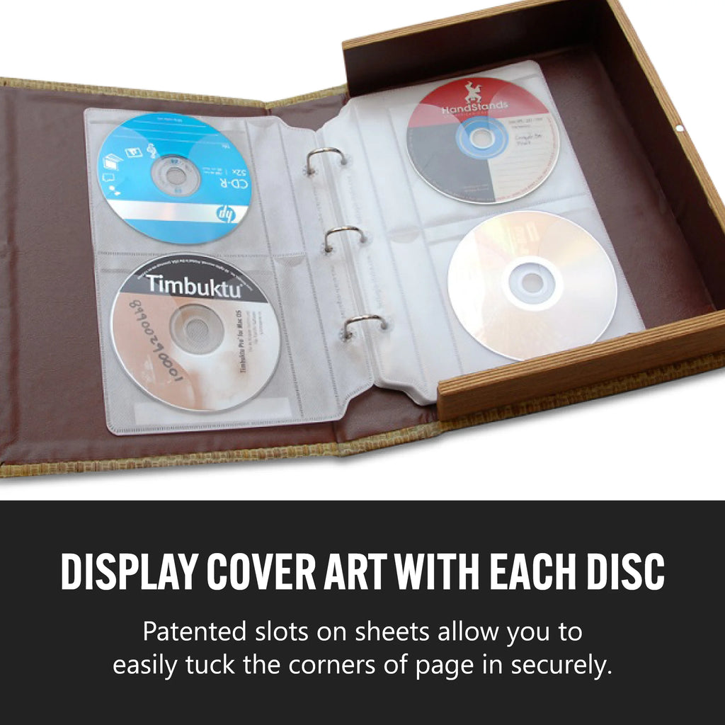 128 Capacity CD/DVD Storage Binder Set A729505