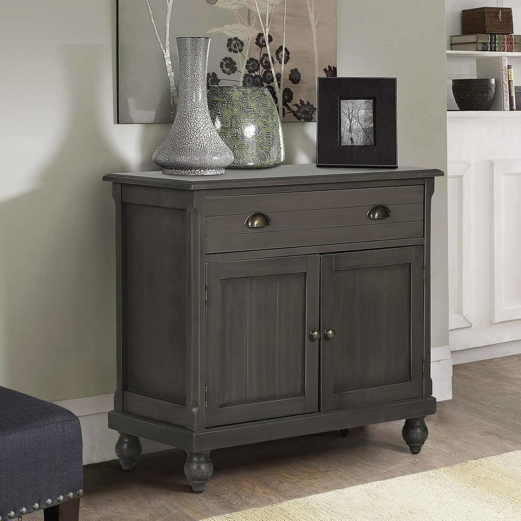 Blue Teal Storage Cabinet with 2 Doors G58885