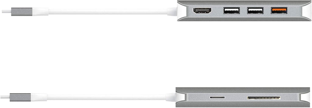 USB C Hub Adapter 10-in-1 Port Docking Station 4K HDMI, VGA, Ethernet, USB 3.0, MicroSD, SD, USB-C 3.1 + Power Delivery H49440