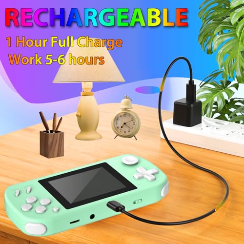 218 Video Games Portable Handheld Gaming Player (Blue) S348560