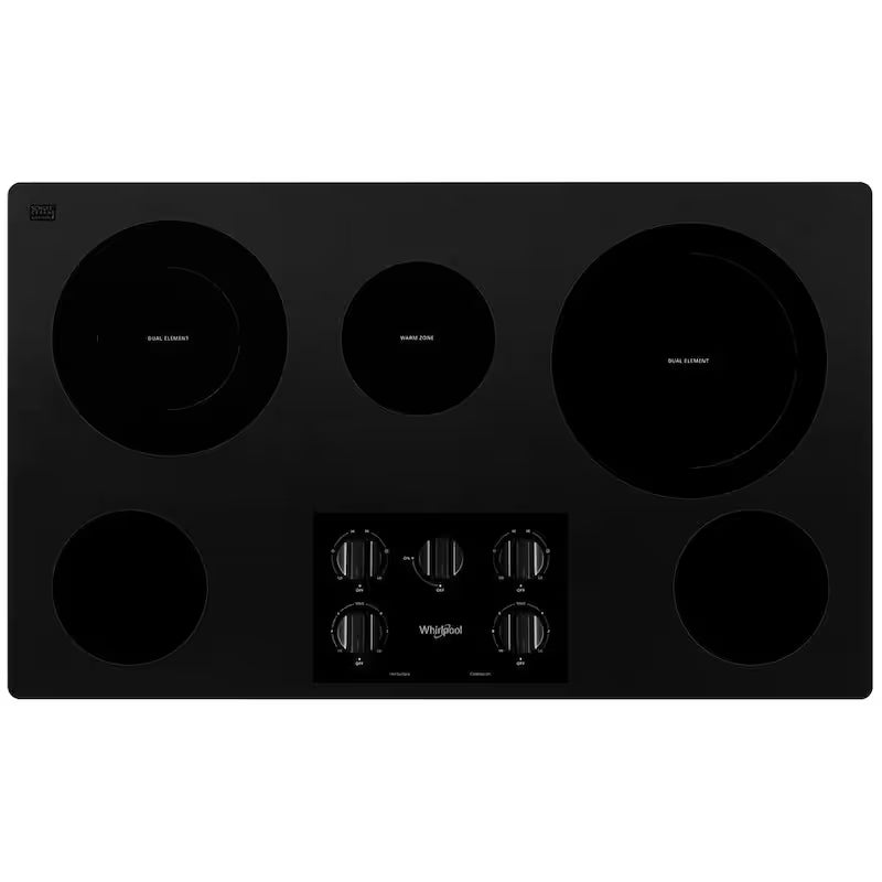 36 in. Black Electric Ceramic Glass Cooktop with 5 Elements W31283