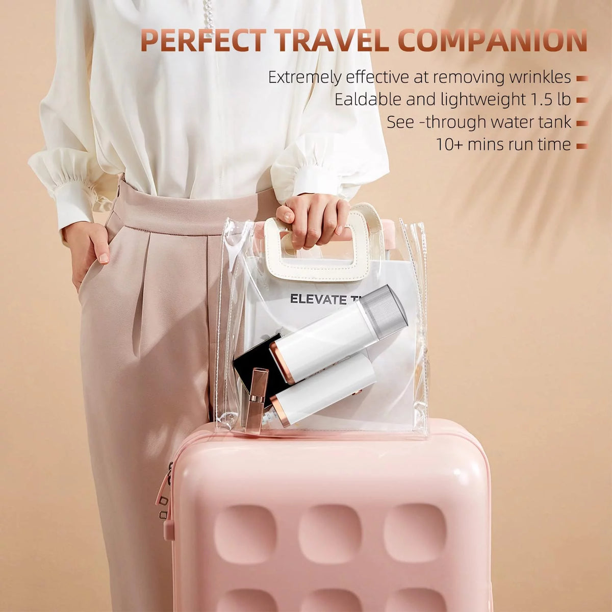 Portable Foldable Handheld Clothes Steamer 1000W 120ml I3755
