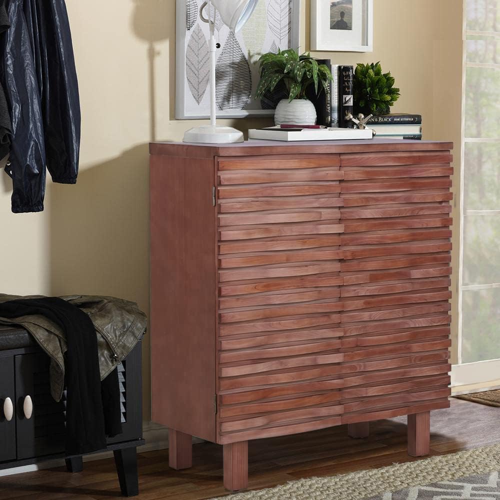 Blue Teal Storage Cabinet with 2 Doors G58885