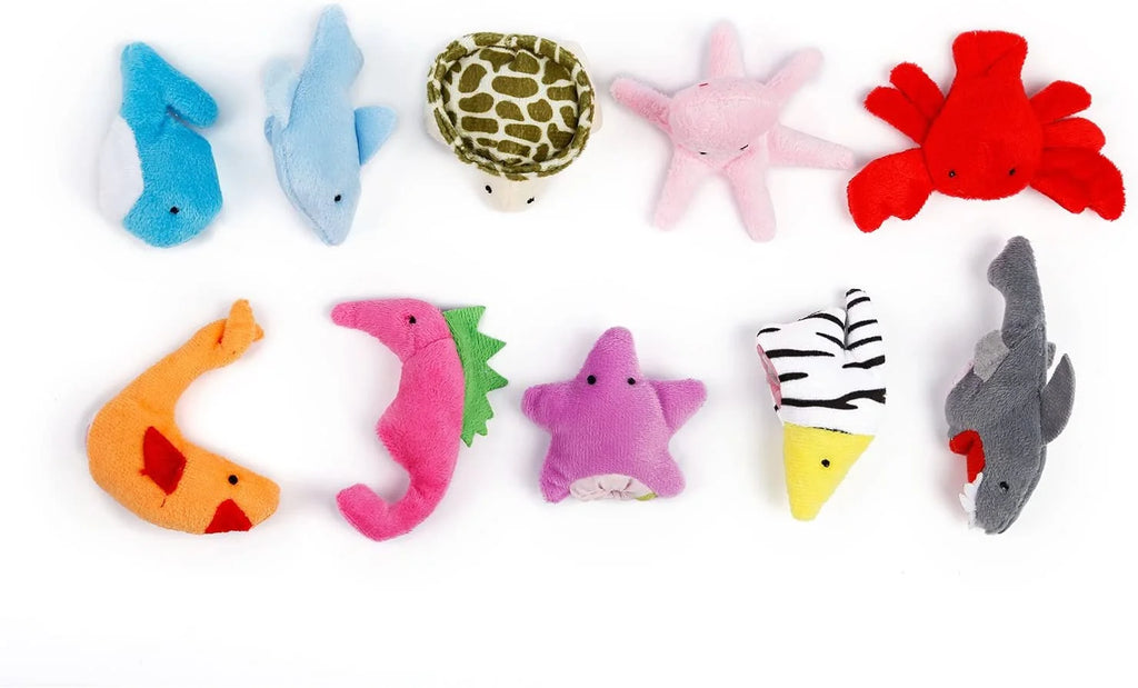 20 PCS Soft Velvet Animal Finger Puppets Toys I2890