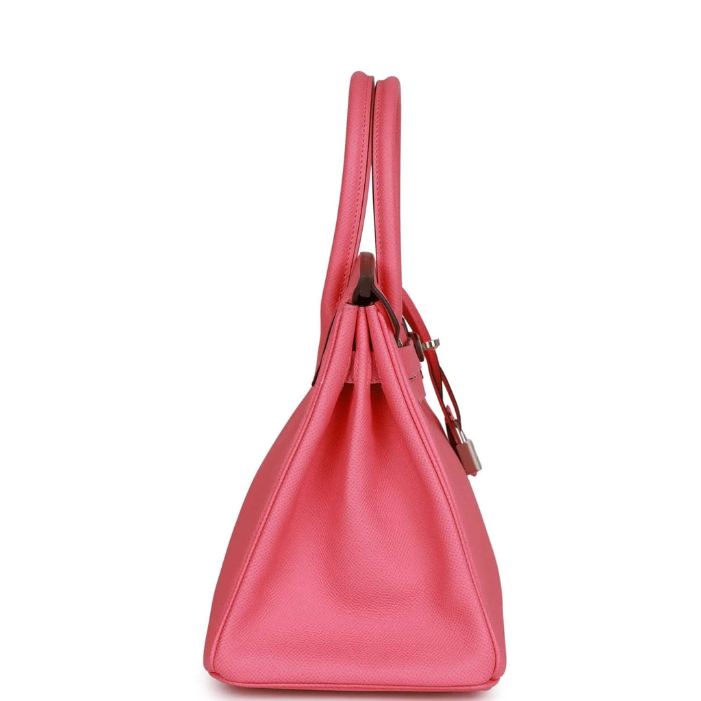 Pre-owned 30 Rose Confetti Epsom Handbag S5313