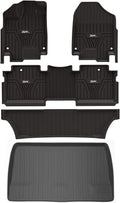 Black TPE All Weather Custom Fit Floor Liner and Cargo Mats U174