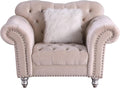 Grey Chesterfield Tufted Armchair J3848