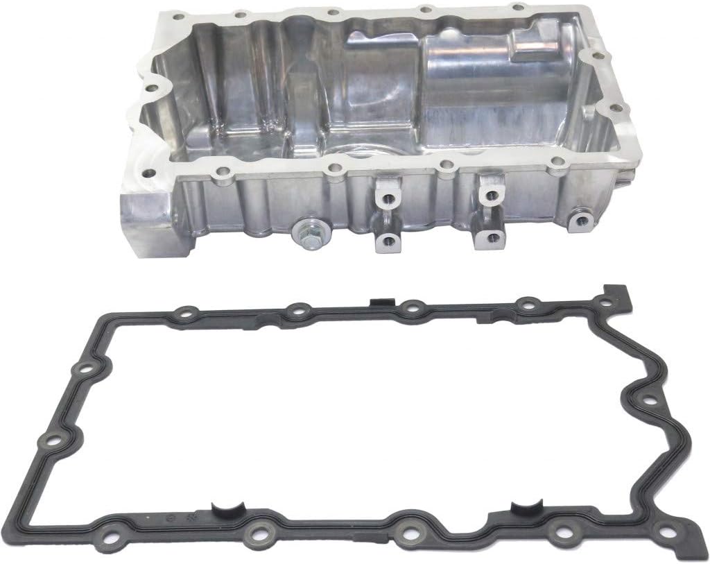 Aluminum Oil Pan with Gasket and Drain Plug N82548