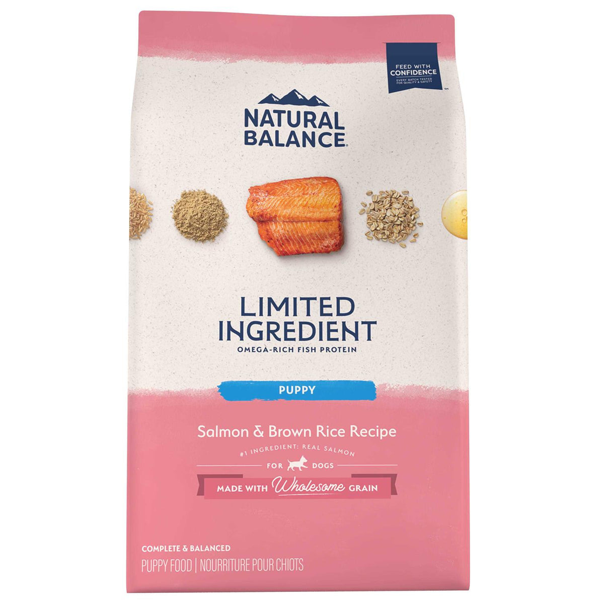 Salmon & Brown Rice Puppy Dry Dog Food L6350