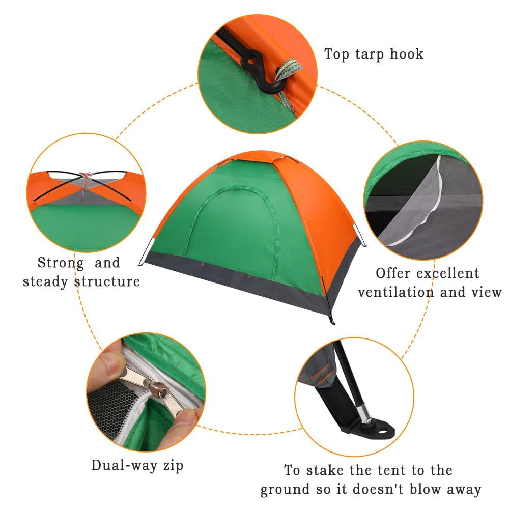Oxford Fabric Single Person Instant Tent O9624