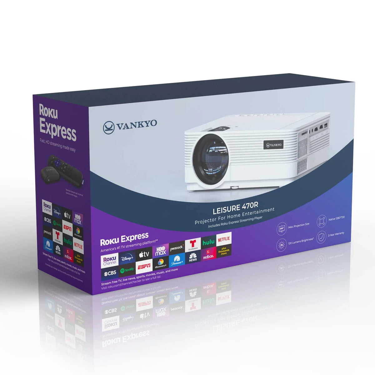 HD Mini Projector with Streaming Player Y1298