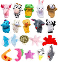 20 PCS Soft Velvet Animal Finger Puppets Toys I2890