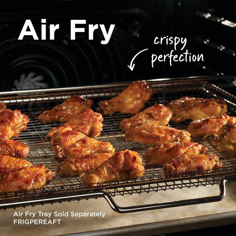 30 in. 5 Burner Freestanding Gas Range in Black Stainless Steel with True Convection and Air Fry U4558