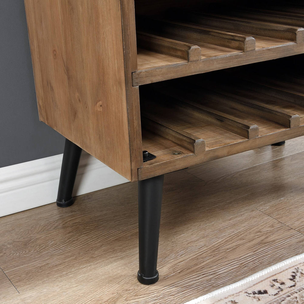 Brown Wood Bar Cabinet M2292