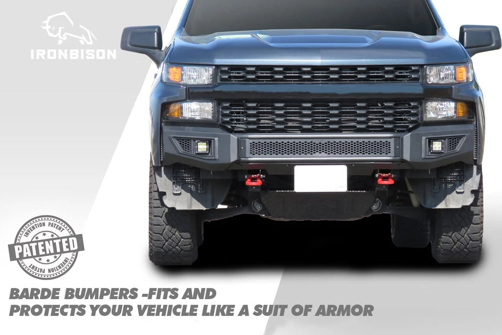 Front Bumper Bull Bar with 2 LED Fog Light D97757