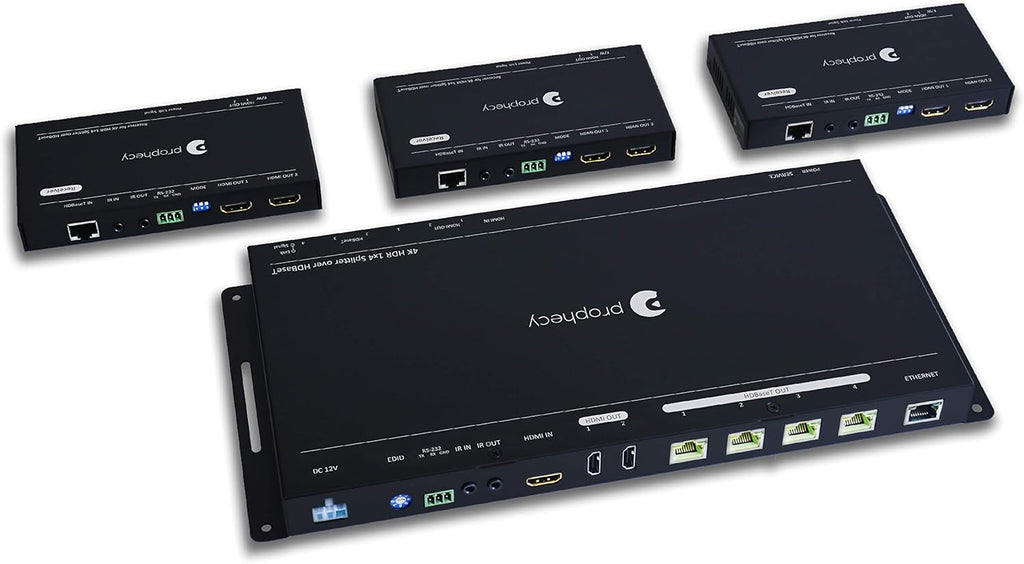 1x2 HDMI Extender Splitter Full HD 1080p Over Cat5e/Cat6/Cat7 Ethernet Cable V1617