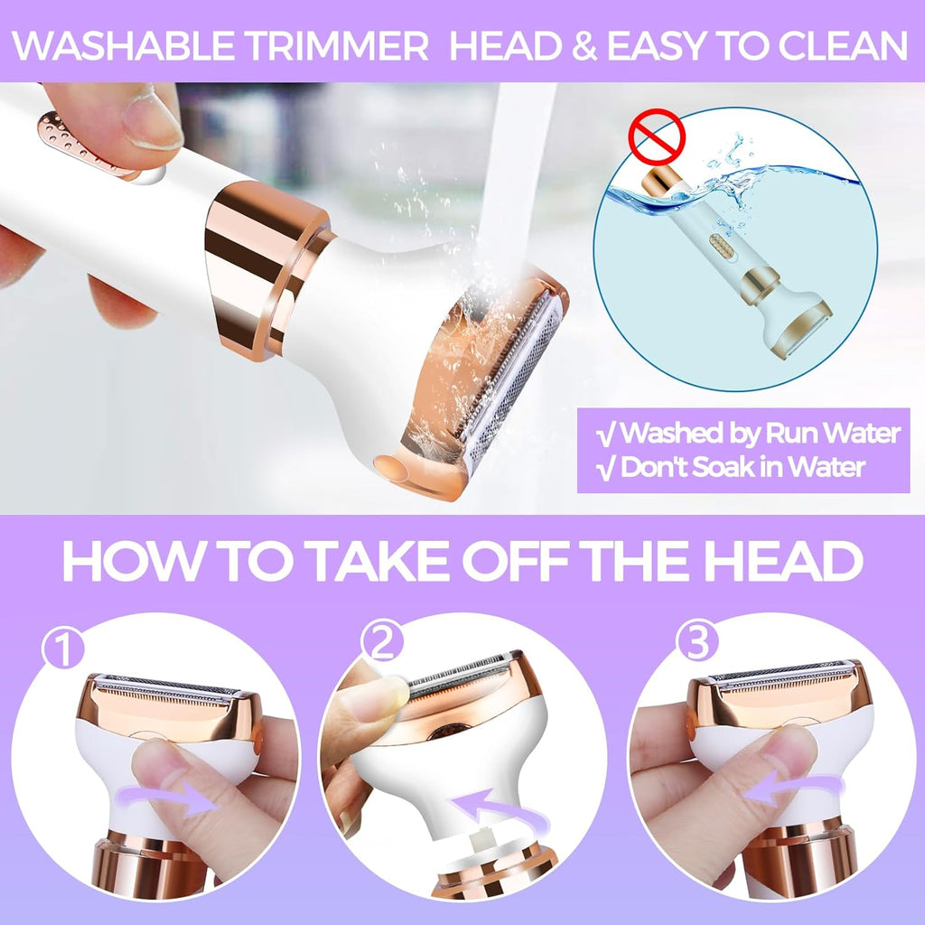 4 in 1 Rechargeable Electric Razor for Women E3588