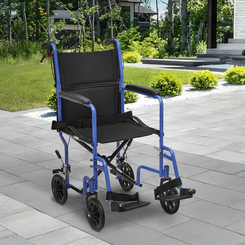 Lightweight 16 Inch Seat Wheelchair with Locking Hand Brakes H25318