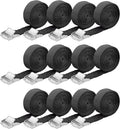 12 Packs 16ft Adjustable Cam Buckle Lashing Straps K15903