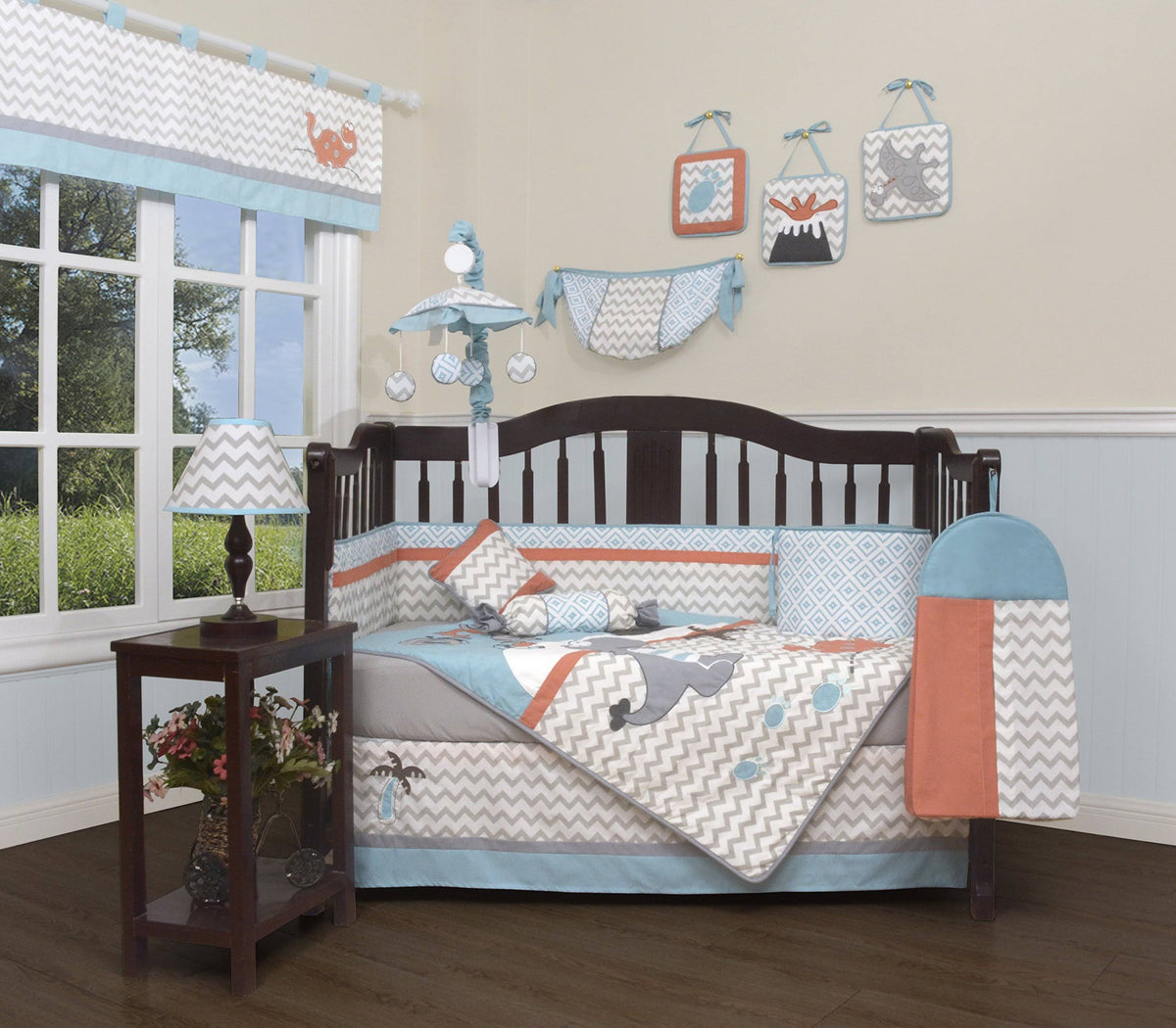 13 Piece Nursery Crib Bedding Set C38926