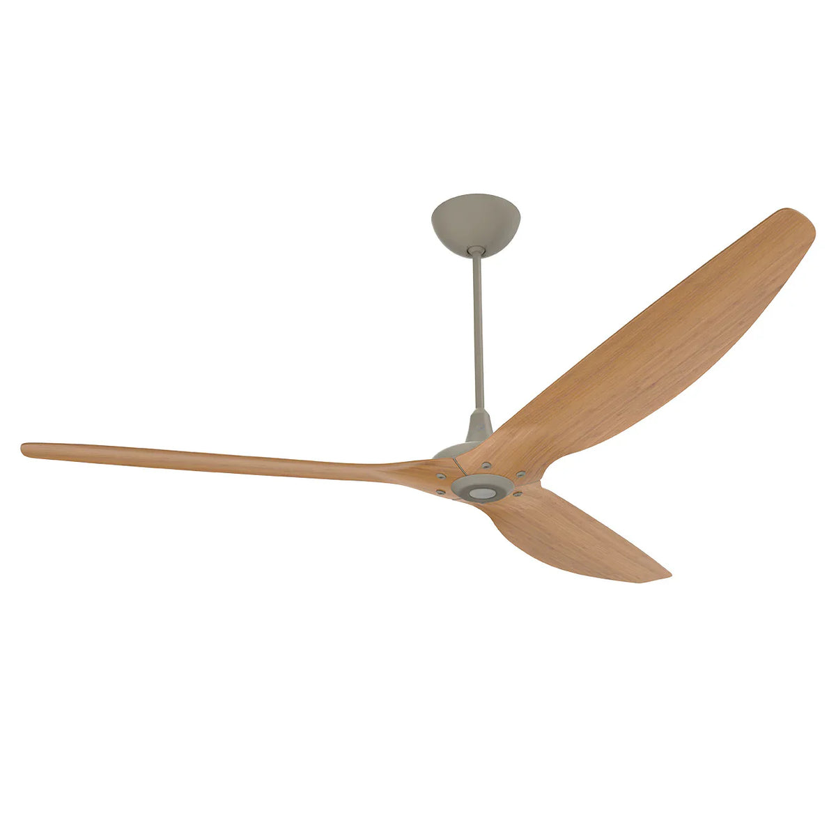 84 Ceiling Fan with Bamboo Blades and Satin Nickel Finish Q377