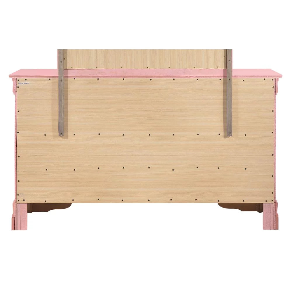 Pink 6 Drawer Double Dresser U710807