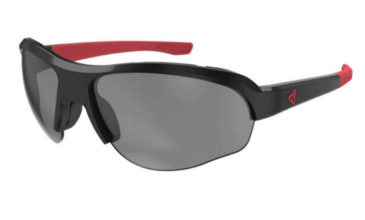 Poly Black-Red / Gray Lens Eyewear L624