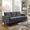 Gray Fabric 3-Seater Sofa M8404