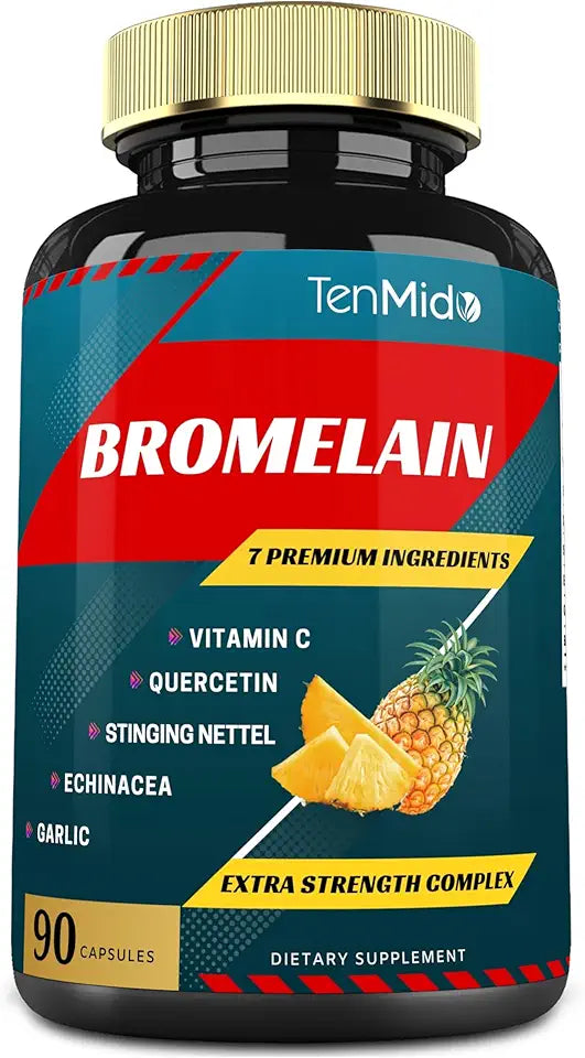 90 Capsules Bromelain Extract Capsules K7243