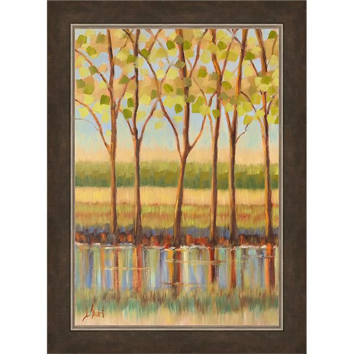 Framed Textured Fine Art Print Y366158