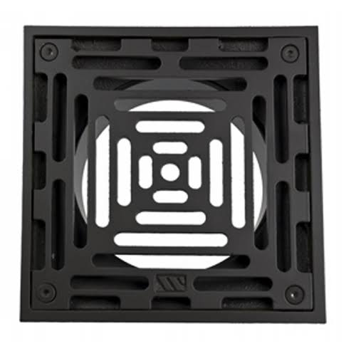 6x22 Square Solid Nickel Bronze Plated Drain Grid S84641