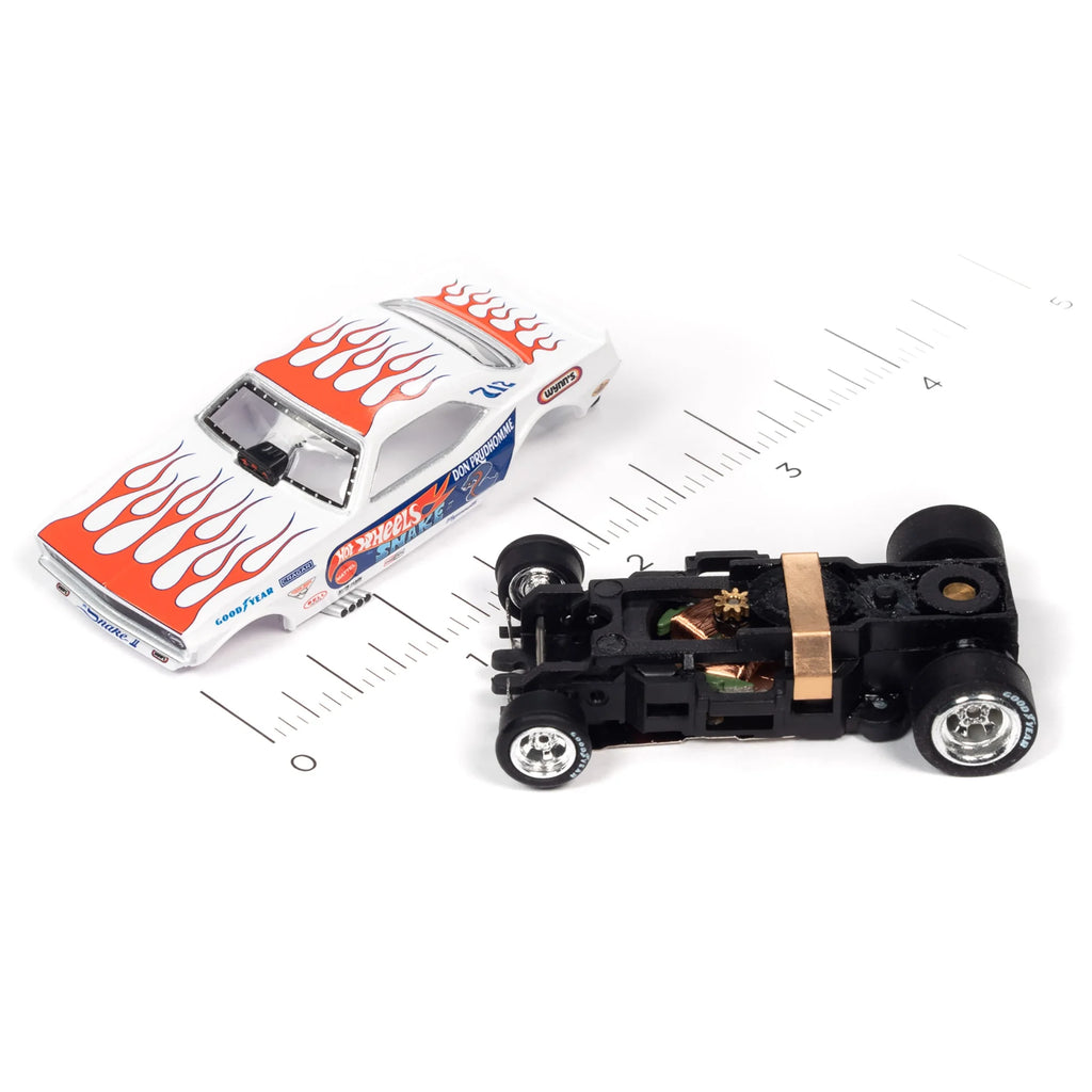 13' Dragstrip Slot Car Set with 2 Variable Speed Cars Q564